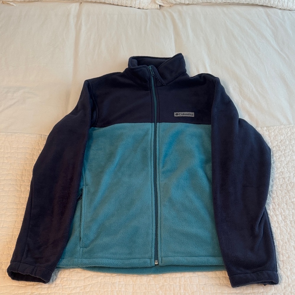 Columbia Blue and Aqua Fleece Jacket